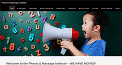 Desktop Screenshot of physioandmassageinstitute.com